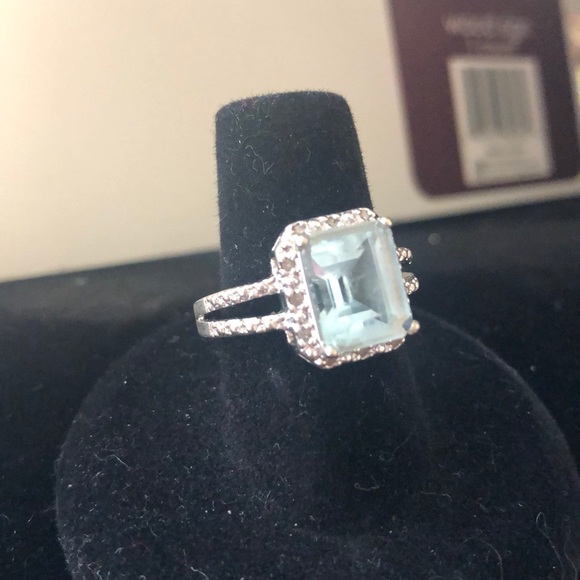 Blue sapphire ring - Picture 2 of 8